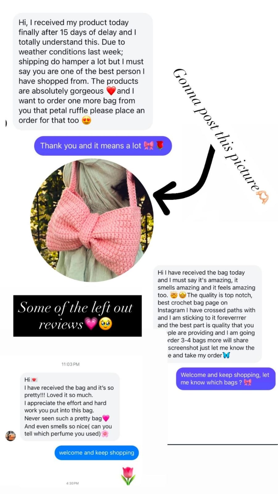 Customer testimonial